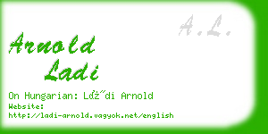 arnold ladi business card